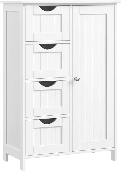 VASAGLE Badezimmerschrank, schmaler Badschrank,